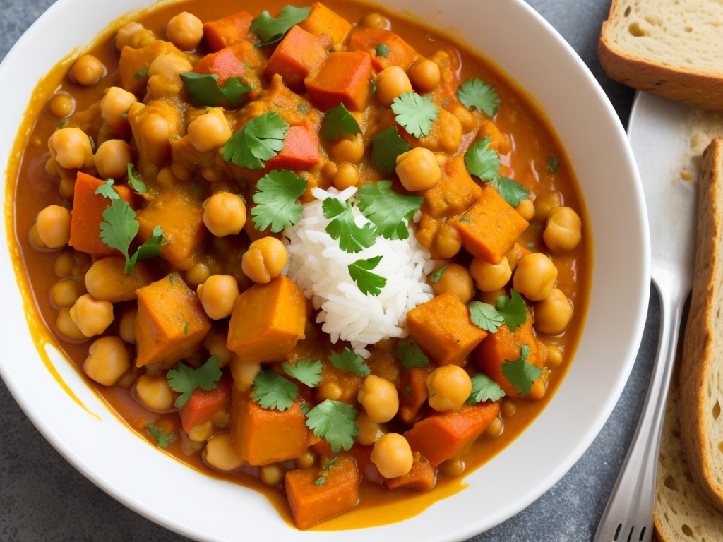 Sweet Potato and Chickpea Curry
